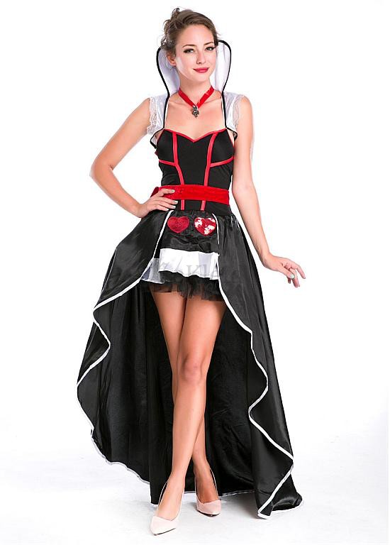 Schwarz Halloween Königin Cosplay & Kostüme