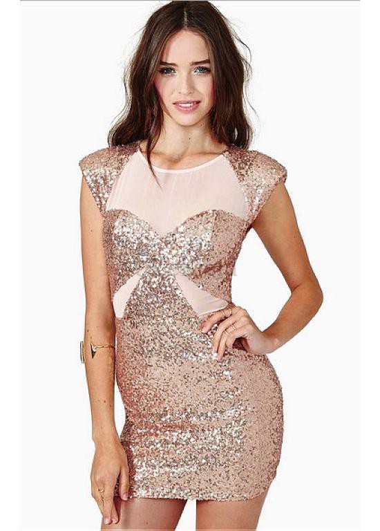 Mantel Polyester Schön Sexy Mehrfarbig Kleid Stil Nacht Mini Club Kleider