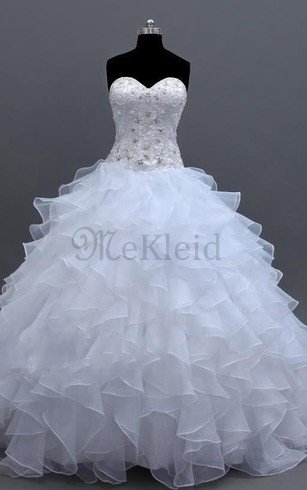 Spitze Meerjungfrau Langärmeliges Sittsames Brautkleid mit Applike