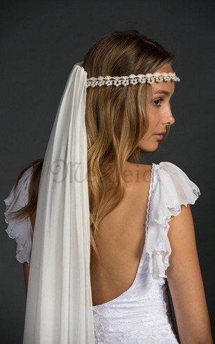 Natürliche Taile Kurze Ärmeln Bezauberndes Brautkleid aus Spitze mit Gekappten Ärmeln