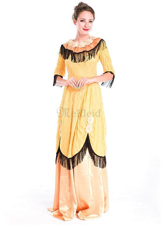 Prinzessin Halloween Königlich Gold Cosplay & Kostüme