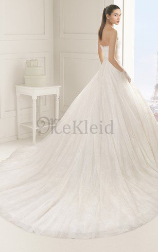 Zeitloses Plissiertes Ärmellos Reißverschluss Luxus Brautkleid